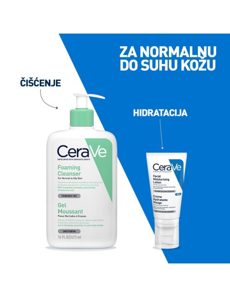 CeraVe Hidratantna njega za lice za normalnu do suhu kožu