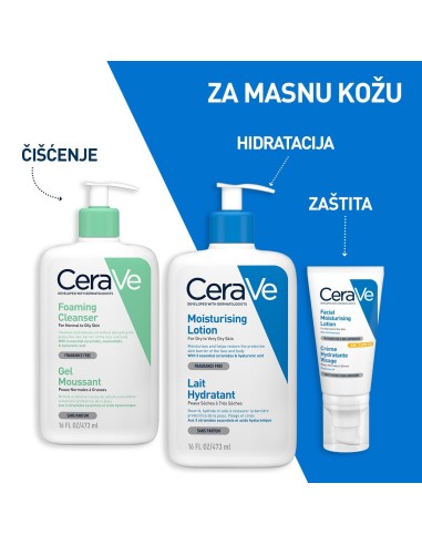 CeraVe Pjenušavi gel za čišćenje za normalnu do masnu kožu