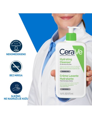CeraVe Hidratantna emulzija za čišćenje za normalnu do suhu kožu