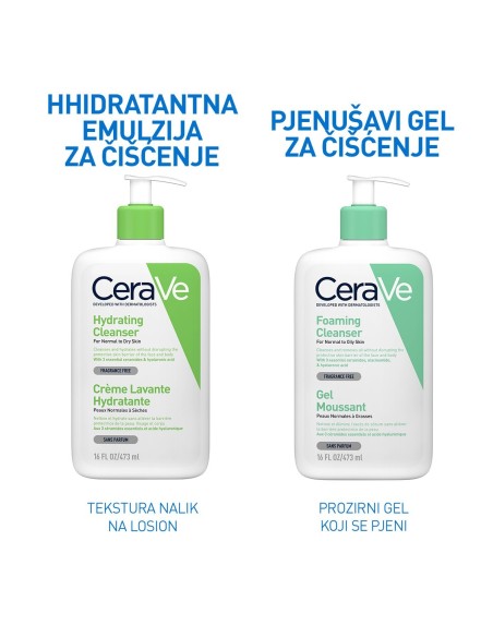 CeraVe Hidratantna emulzija za čišćenje za normalnu do suhu kožu