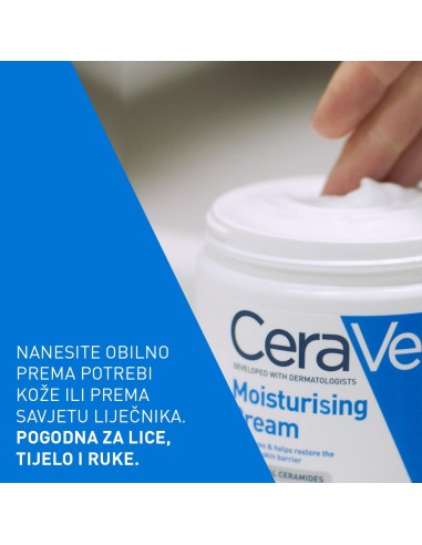 CeraVe Hidratantna krema za suhu do vrlo suhu kožu