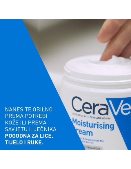 CeraVe Hidratantna krema za suhu do vrlo suhu kožu
