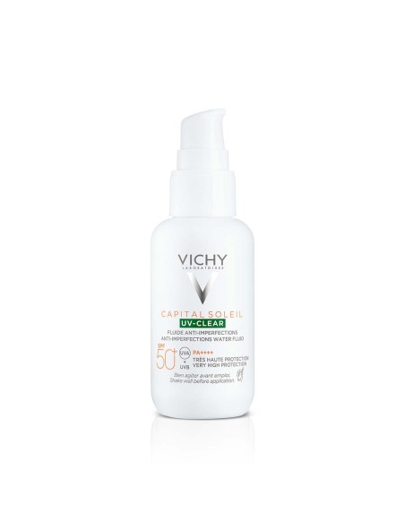 Vichy Capital Soleil UV-Clear Fluid za zaštitu od sunca protiv nepravilnosti SPF50+