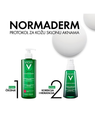 Vichy Normaderm Phytosolution Gel za dubinsko čišćenje masne kože sklone aknama