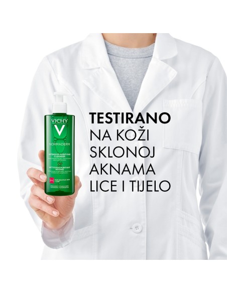 Vichy Normaderm Phytosolution Gel za dubinsko čišćenje masne kože sklone aknama