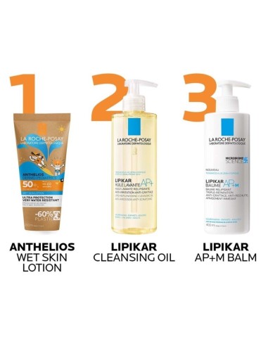 La Roche-Posay Anthelios DP Wet Skin Losion za mokru ili suhu kožu za zaštitu od sunca za djecu SPF50+