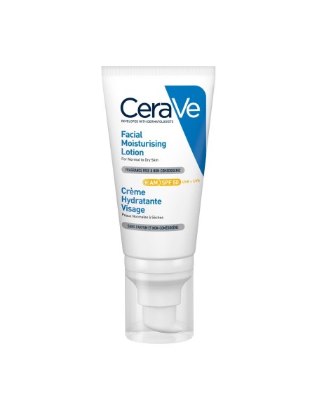 CeraVe Hidratantna njega za lice za normalnu do suhu kožu SPF50