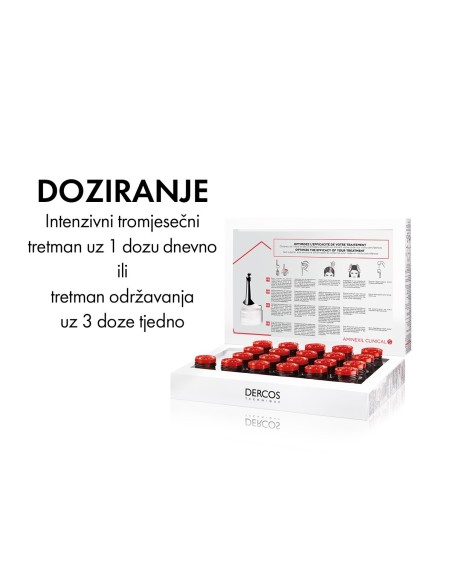 Vichy Dercos Aminexil Clinical 5 Ampule protiv opadanja kose za žene