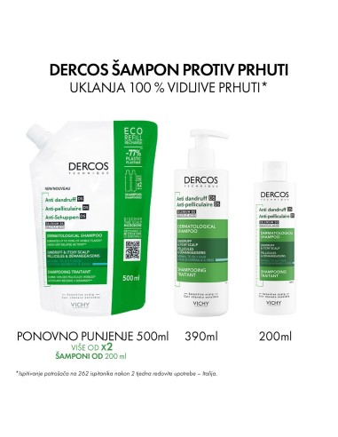 Vichy Dercos Šampon protiv prhuti za normalnu/masnu kosu
