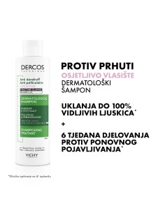Vichy Dercos Šampon protiv prhuti za osjetljivo vlasište bez sulfata 2