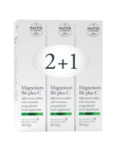 Master of Pharmacy Magnezij B6 plus C šumeće tablete 2 + 1 Promo pakiranje