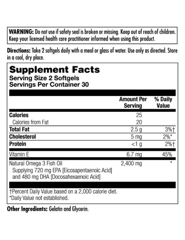 Kal Omega 3 720/480 kapsule