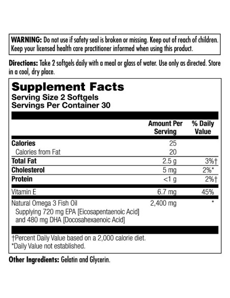Kal Omega 3 720/480 kapsule