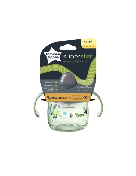Tommee Tippee Superstar prva šalica 4+ zelena
