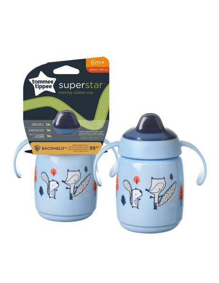 Tommee Tippee Superstar šalica s usnikom 6+ plava