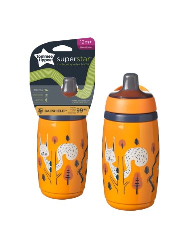 Tommee Tippee Superstar Insulated Sportee termo čaša sa sportskim usnikom i poklopcem