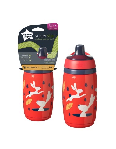 Tommee Tippee Superstar Insulated Sportee termo čaša sa sportskim usnikom i poklopcem