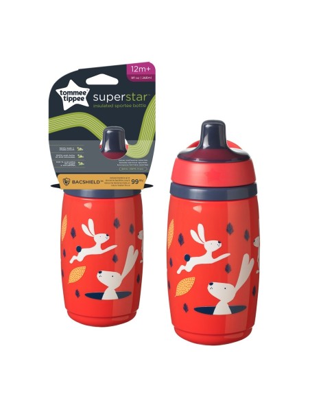 Tommee Tippee Superstar Insulated Sportee termo čaša sa sportskim usnikom i poklopcem