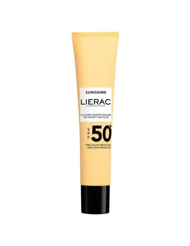 Lierac Sunissime The Sun Velvet Fluid SPF 50+ (lice i dekolte)