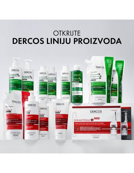 Vichy Dercos šampon protiv peruti za masno vlasište + eko dopuna