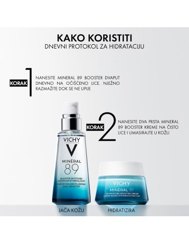 Vichy Mineral 89 rutina za hidrataciju i punoću kože