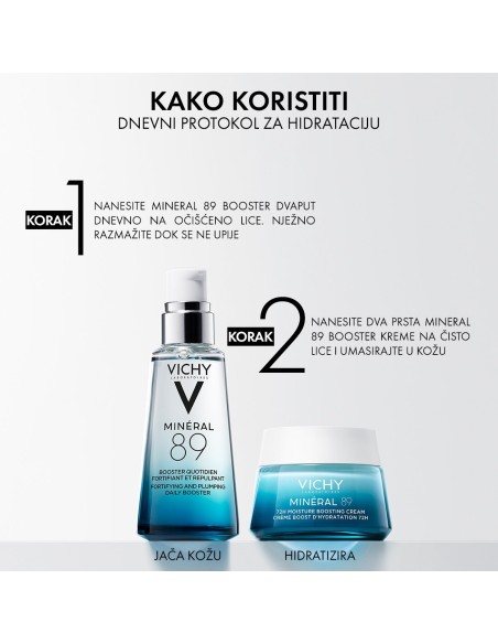 Vichy Mineral 89 rutina za hidrataciju i punoću kože