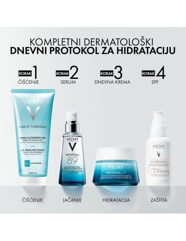 Vichy Mineral 89 rutina za hidrataciju i punoću kože