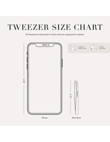 Tweezerman Mini Slant Tweezer Classic mini pinceta