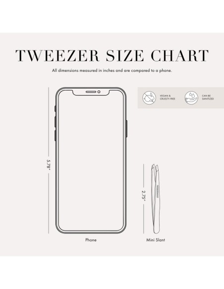 Tweezerman Mini Slant Tweezer Classic mini pinceta