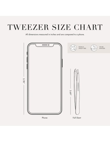 Tweezerman Mini Slant Tweezer Geranium mini pinceta