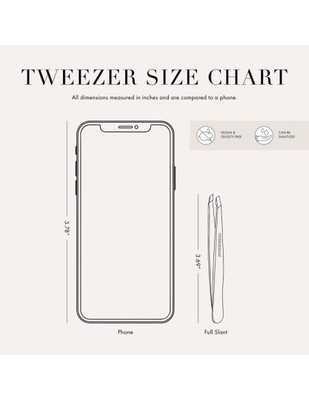 Tweezerman Mini Slant Tweezer Geranium mini pinceta