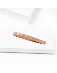 Tweezerman Mini Slant Tweezer Rose Gold mini pinceta 2