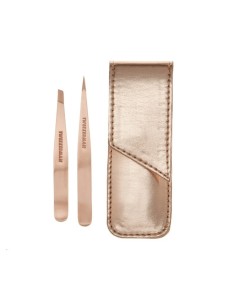 Tweezerman Rose Gold Petite Tweeze Set mikro mini pinceta Rose gold  (kosi i špicasti vrh)