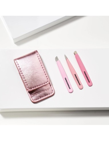 Tweezerman Micro Mini Tweezer Set mini pinceta (kosi, ravni i špicasti vrh)