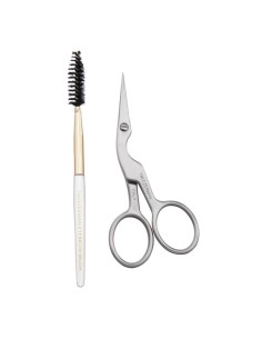 Tweezerman Brow Shaping Scissors & Brush Set za obrve (škarice za oblikovanje obrva i četkica)