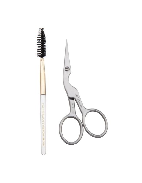 Tweezerman Brow Shaping Scissors & Brush Set za obrve (škarice za oblikovanje obrva i četkica)
