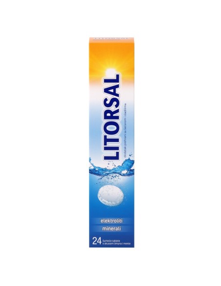 Litorsal šumeće tablete s okusom limuna i mente