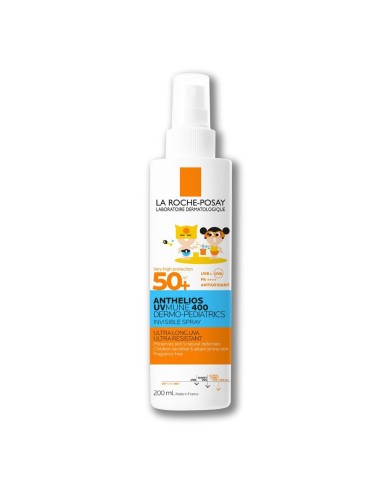 La Roche-Posay Anthelios  UVMUNE 400 Dermo-Pediatrics Nevidljivi sprej za zaštitu od sunca za djecu SPF50+