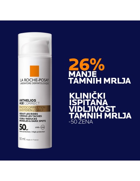 La Roche-Posay ANTHELIOS Age Correct SPF50 Svakodnevna zaštita protiv znakova starenja