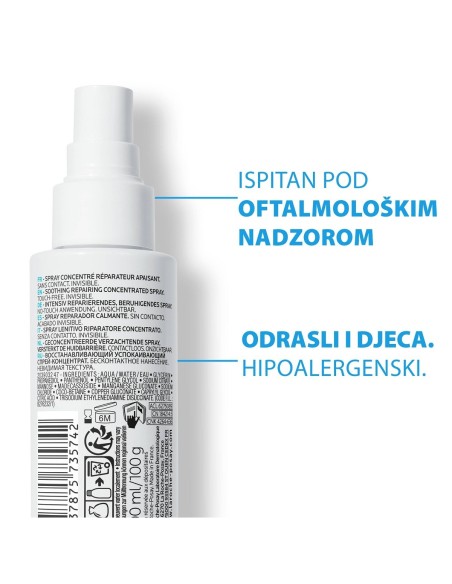 La Roche-Posay Cicaplast B5 Sprej koji obnavlja nadraženu ili oslabljenu kožu bez isušivanja