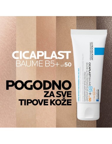 La Roche-Posay Cicaplast Baume B5+ SPF50 Ultra-obnavljajućI smirujući zaštitni balzam