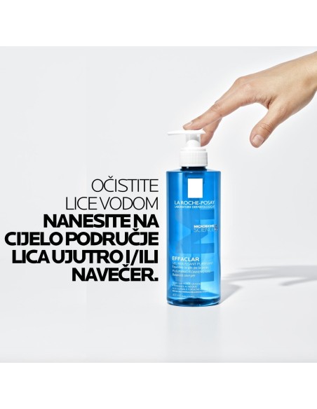 La Roche-Posay Effaclar Pjenušavi gel za čišćenje masne, osjetljive kože sklone aknama