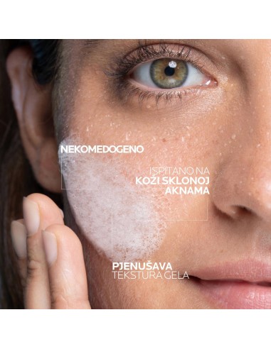 La Roche-Posay Effaclar Pjenušavi gel za čišćenje masne, osjetljive kože sklone aknama