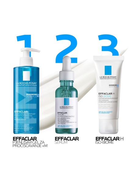 La Roche-Posay Effaclar H ISO-BIOME Veoma smirujuća hidratantna njega protiv nepravilnosti