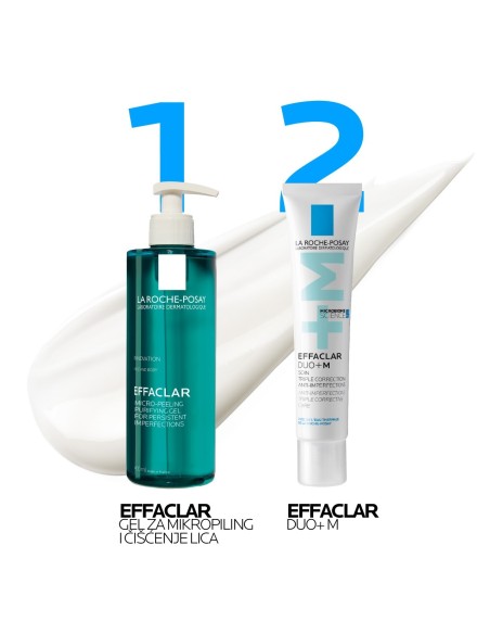 La Roche-Posay Effaclar Pročišćavajući mikro-piling gel za čišćenje lica i tijela, za masnu kožu