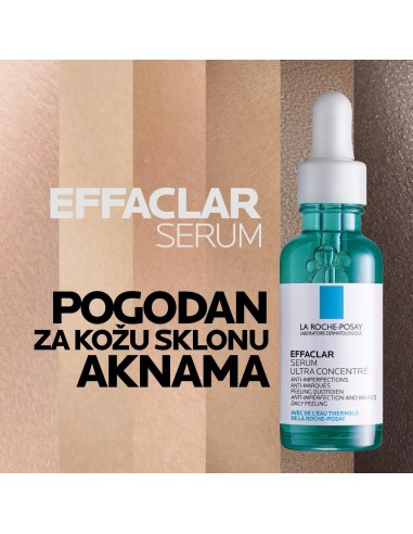 La Roche-Posay Effaclar Serum Dnevni piling protiv nepravilnosti za kožu sklonu aknama