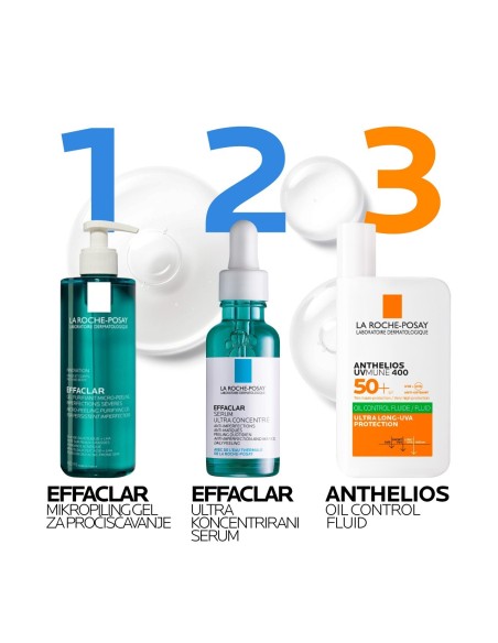 La Roche-Posay Effaclar Serum Dnevni piling protiv nepravilnosti za kožu sklonu aknama