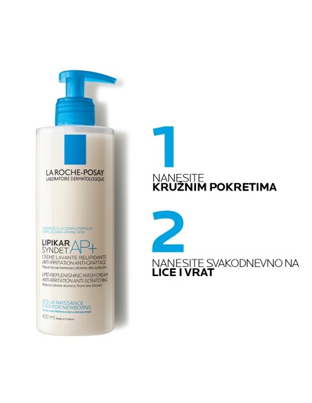 La Roche-Posay Lipikar Syndet Kremasti gel za tuširanje obogaćeno lipidima protiv nadraženosti i svrbeža