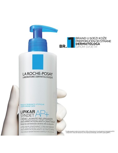 La Roche-Posay Lipikar Syndet Kremasti gel za tuširanje obogaćeno lipidima protiv nadraženosti i svrbeža