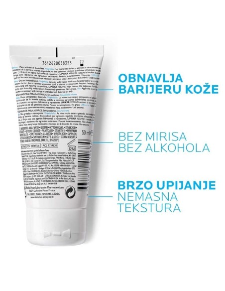 La Roche-Posay Lipikar Xerand Krema za obnovu suhe i nadražene kože ruku